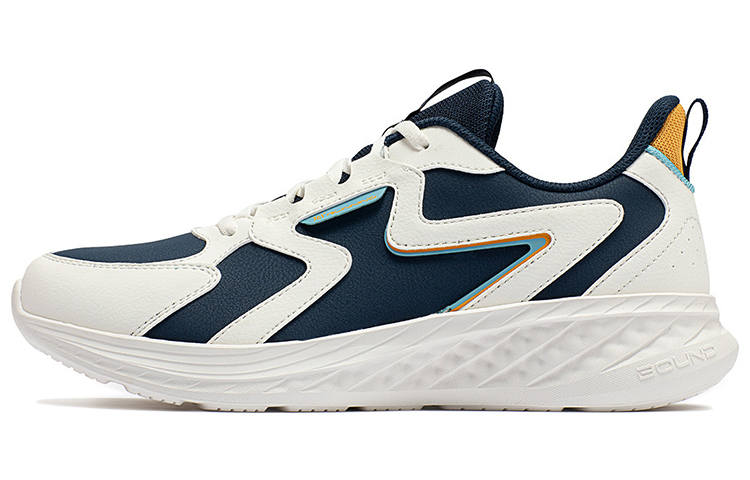 361° Comfortable Cushioning, Wear Resistant Low top Running Shoes Men's White Blue