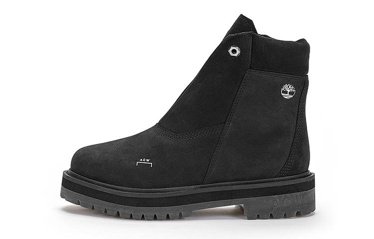Timberland X A Cold Wall 6 Inch Premium Side Zip Boot 'Jet Black Nubuck' Women's