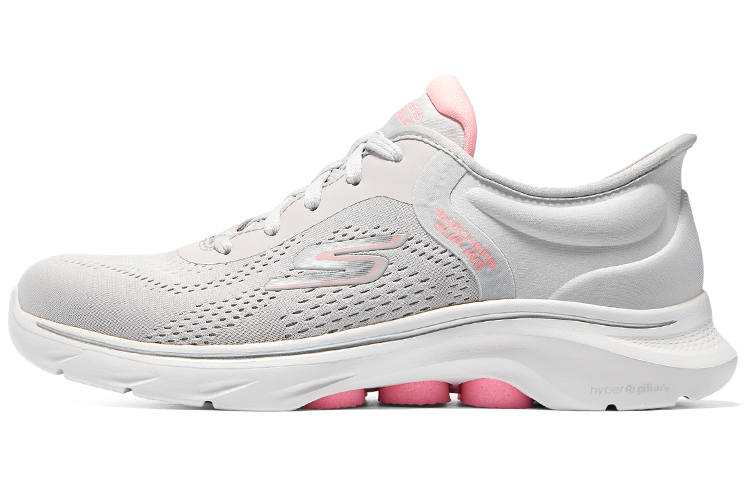 Skechers GO WALK 7 Breathable Rebound Support Low top Walking Shoes Women's Gray Pink