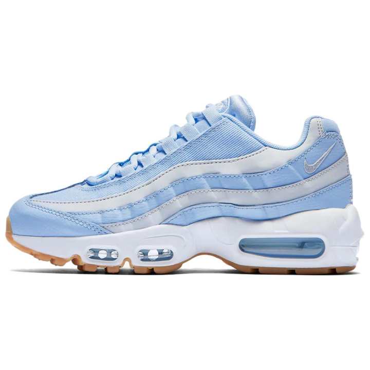 Nike Nike Air Max 95 Comfortable Round Toe Low top Running Shoes Unisex Blue