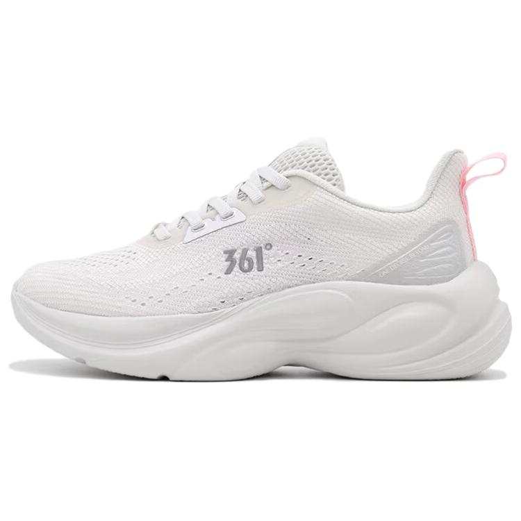 361° Breathable Lightweight Rebound Low top Casual Running Shoes Women's White