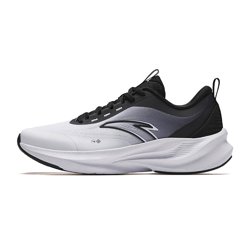 Anta Intercity Fabric Low top Long Distance Running Sprint Running Shoes Men's White Black
