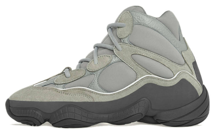Adidas Originals Yeezy 500 Mist Slate' Slip Resistant And Breathable Height Increasing High top Chunky Sneakers Unisex