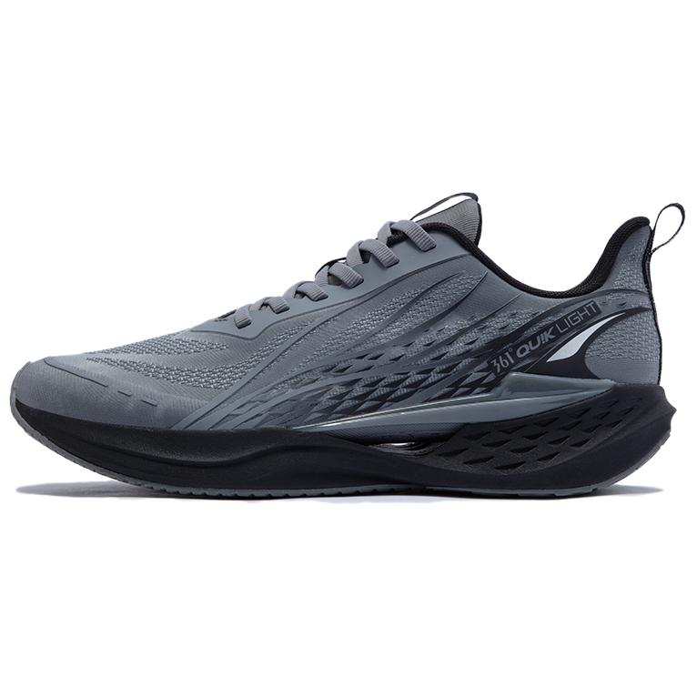 361° Flying Fish 4.0 Slip Resistant Abrasion Resistant Low top Casual Running Shoes Men's Gray Black