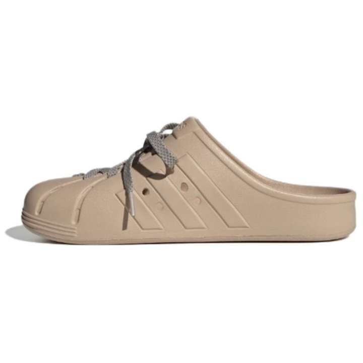 Adidas Adidas FOS Composite Sole Quiet Slip Resistant Closed Toe Slippers Unisex Brown
