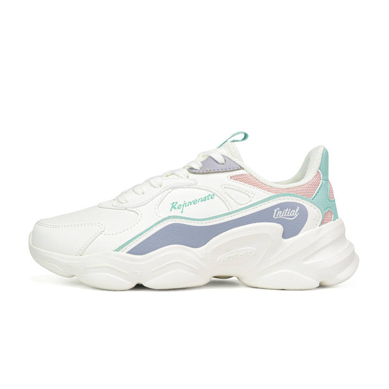 361° Abrasion Resistant Running Shoes Women's White Purple