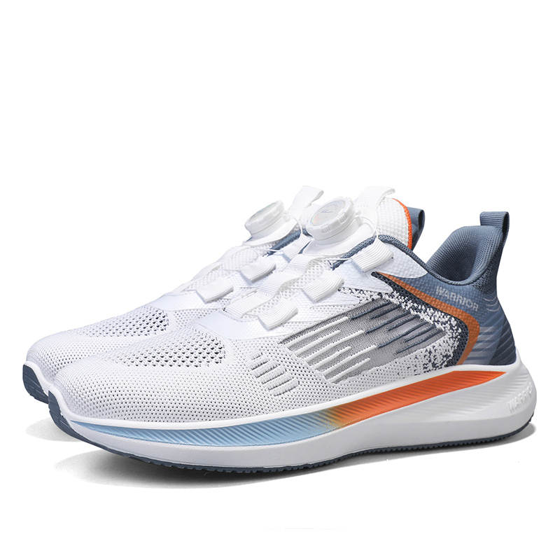 WARRIOR Running Shoes Men's Low Top White Mist Blue/White Blue Green
