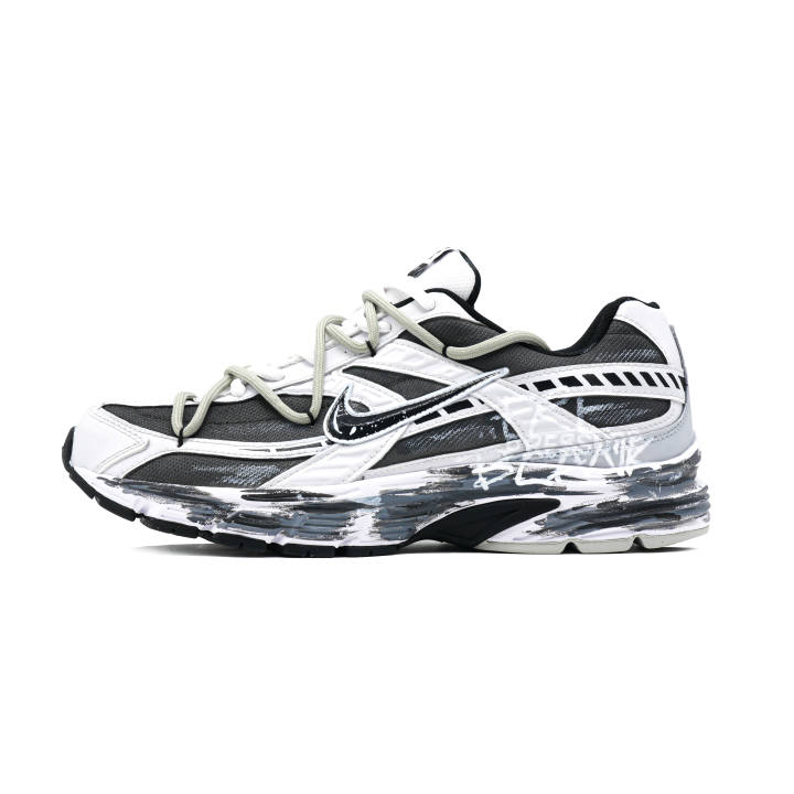 Nike Nike Initiator Abrasion Resistant Low top Casual City Commuting Running Shoes Men's Black White