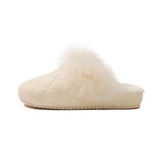 Barphil Versatile Fleece Lined Comfortable Abrasion Resistant Slip Resistant Closed Toe Slippers Women's