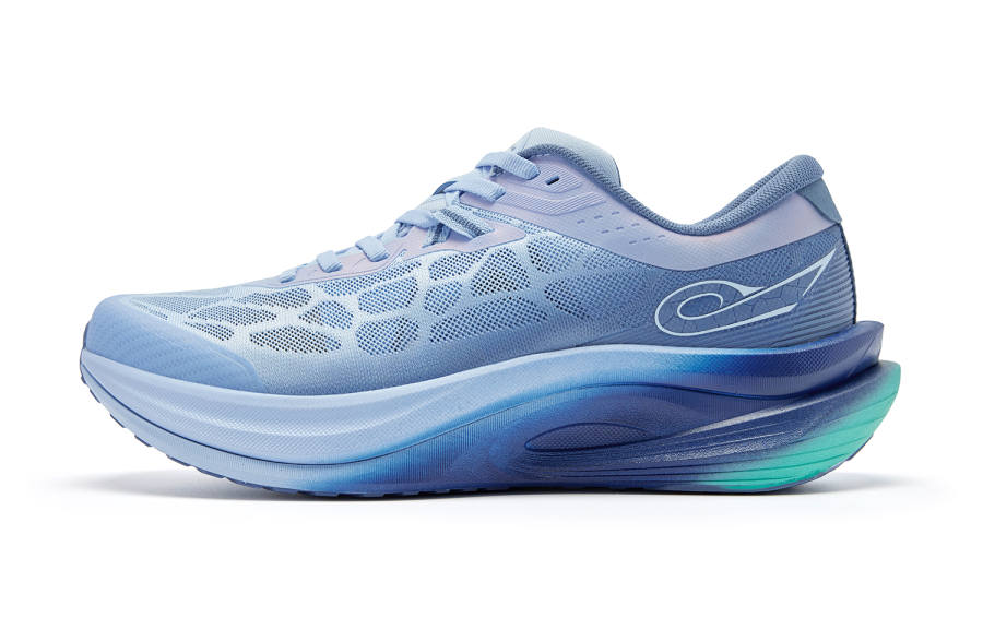 QIAODAN Phantom 2.0 Running Shoes Men's Low Top Ethereal Blue Shadow Blue