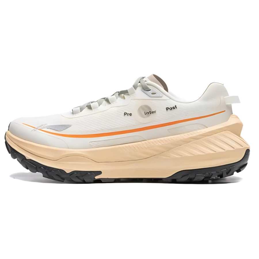 Li-Ning Li Ning Slip Resistant Abrasion Resistant Low top Running Shoes Women's Ecru