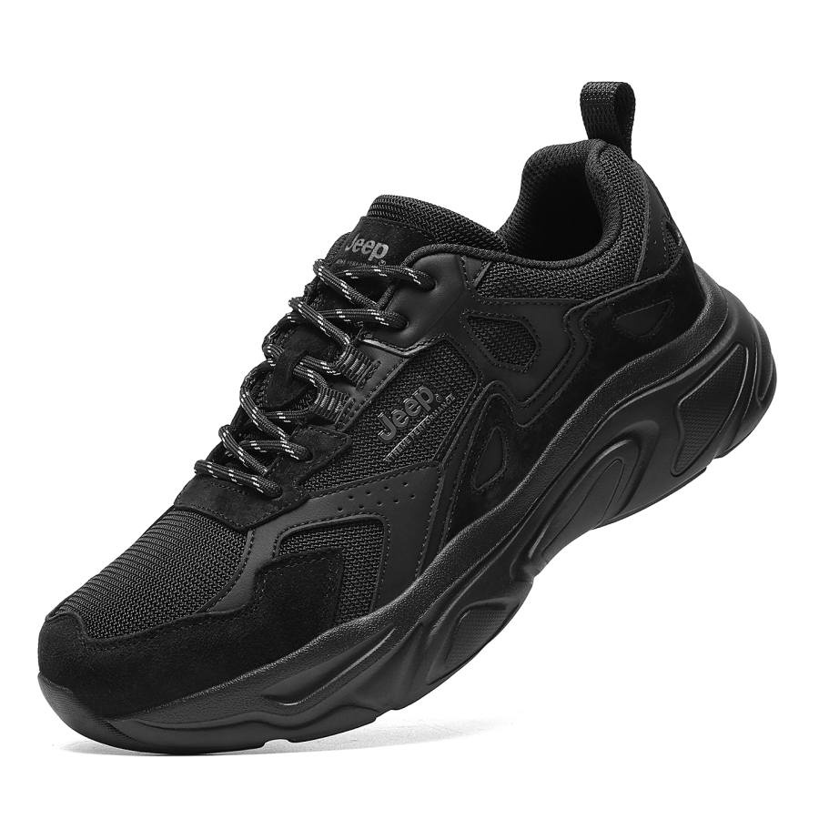 Jeep Cushioning Rebound Height Increasing Abrasion Resistant Running Shoes Men's