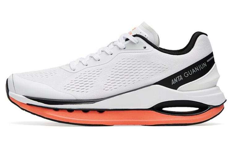 Anta Star Halo Elite Champion Cushioning Slip Resistant Abrasion Resistant Low top Running Shoes Men's White Black