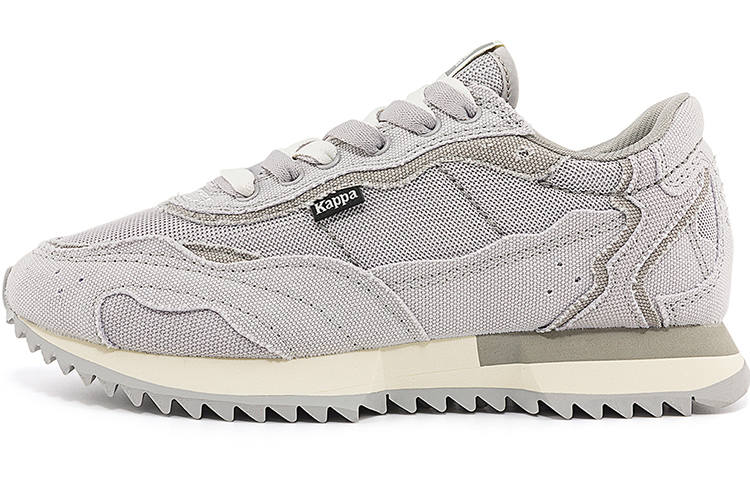 Kappa Fabric Slip Resistant Abrasion Resistant Low top Running Shoes Unisex Gray