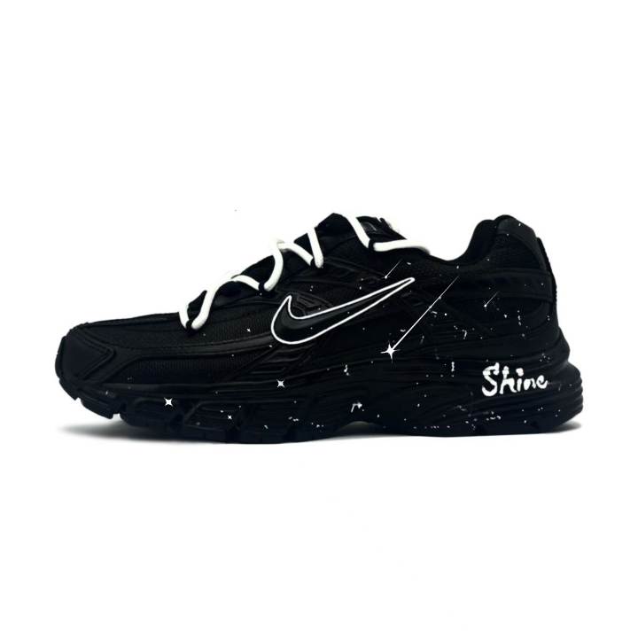 Nike Nike Initiator Leather Low top Running Shoes Unisex Black White