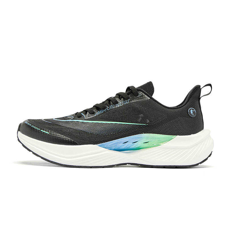 QIAODAN Flying Shadow TEAM3.0 Cushioning Slip Resistant Abrasion Resistant Low top Marathon Running Shoes Men's