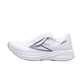 SUPAOSIKE Cushioning Slip Resistant Abrasion Resistant Low top Carbon Plate Training Running Shoes Unisex White
