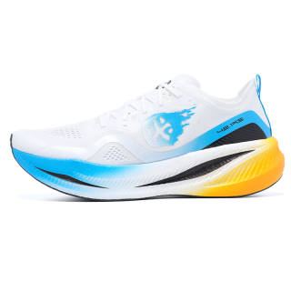 BMAI Jingtan FLY Cushioning Abrasion Resistant Breathable Support Low Top Running Shoes Unisex White Yellow Blue