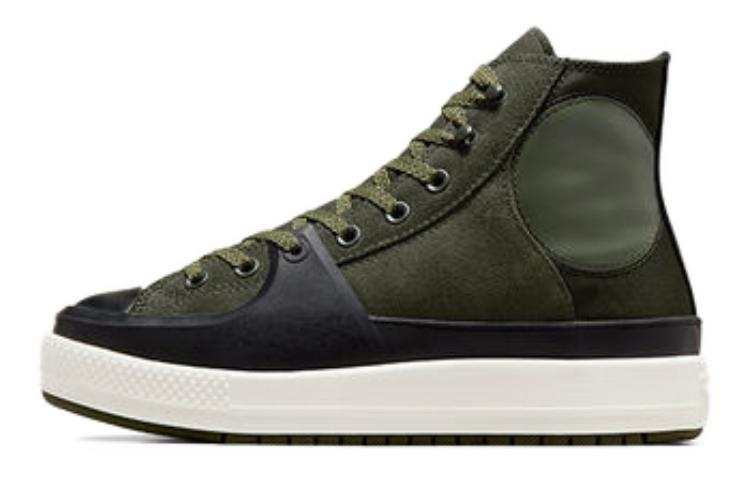 Converse All Star Cushioning, Wear Resistant High top Outdoor Shoes Unisex Black Green