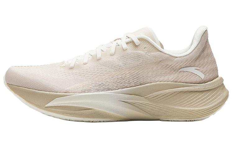 Anta Fabric Cushioning Slip Resistant Abrasion Resistant Low top Sprint Running Shoes Men's White