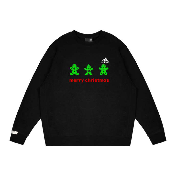 Adidas Adidas Casual Versatile Trendy Crew Neck Sweatshirt Unisex Black