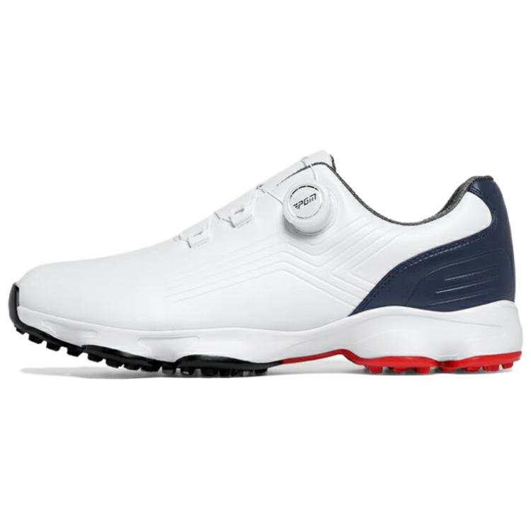 PGM Slip Resistant Abrasion Resistant Low top Golf Shoes Men's White Blue