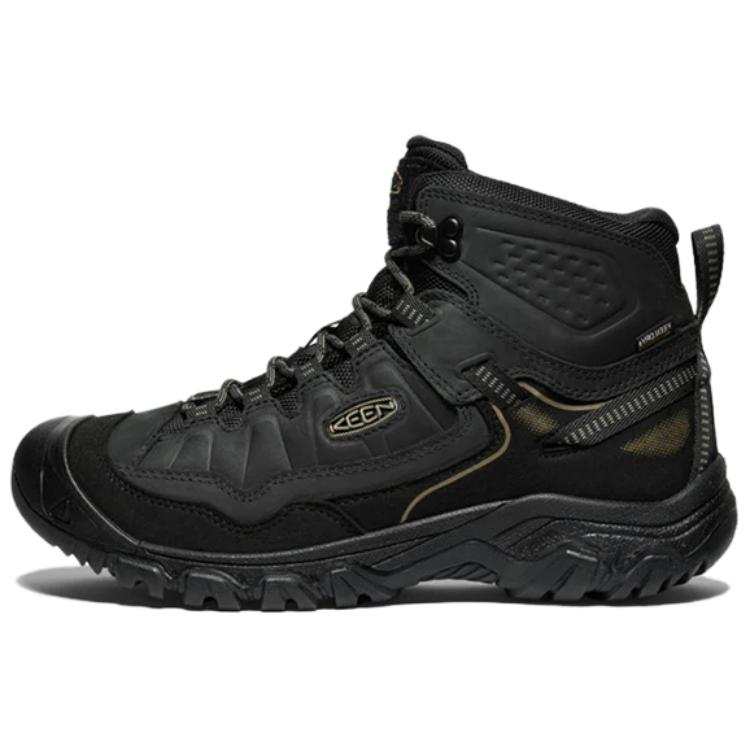 Keen Targhee Waterproof And Wear resistant Short Outdoor Boots Men's Triple Black
