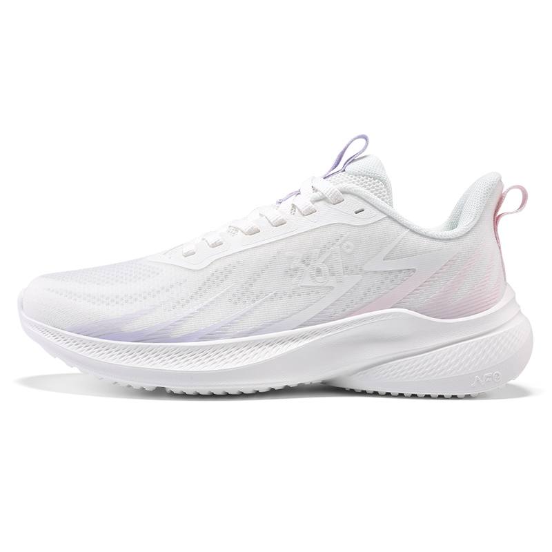 361° Abrasion Resistant Breathable Low top Casual Running Shoes Women's White Purple