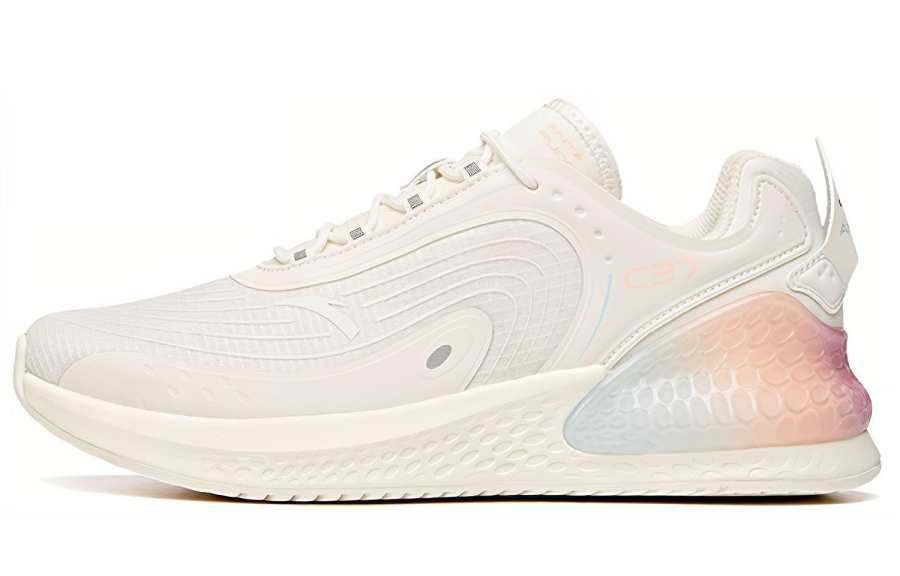 Anta C37+ Comfortable Slip Resistant Abrasion Resistant Low top Running Shoes Women's White