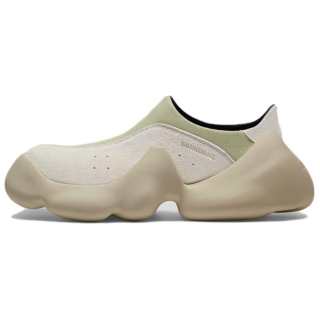SANKUANZ Bumpy Cushioning, Wear Resistant Low top Chunky Sneakers Unisex Beige Gray