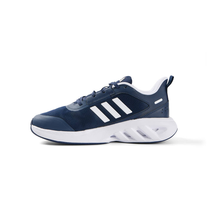 Adidas Adidas Fluidcloud Slip Resistant And Breathable Slip Resistant And Breathable Low top Running Shoes Unisex Blue White