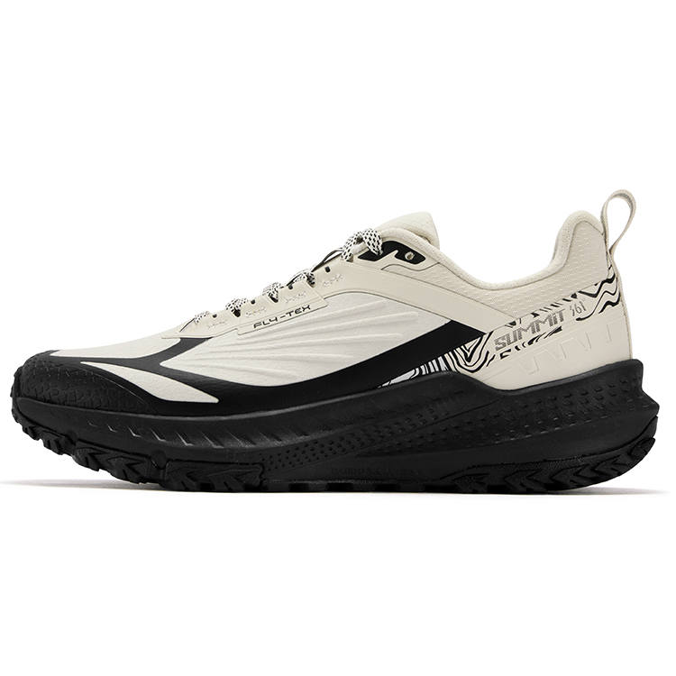 361° Cushioning, Wear Resistant Low top Casual Running Shoes Men's Beige Black