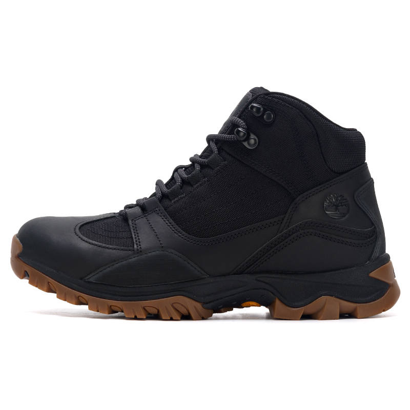 Timberland Mt. Maddsen Mid Lace Up Hiking Boot 'Black Full Grain'