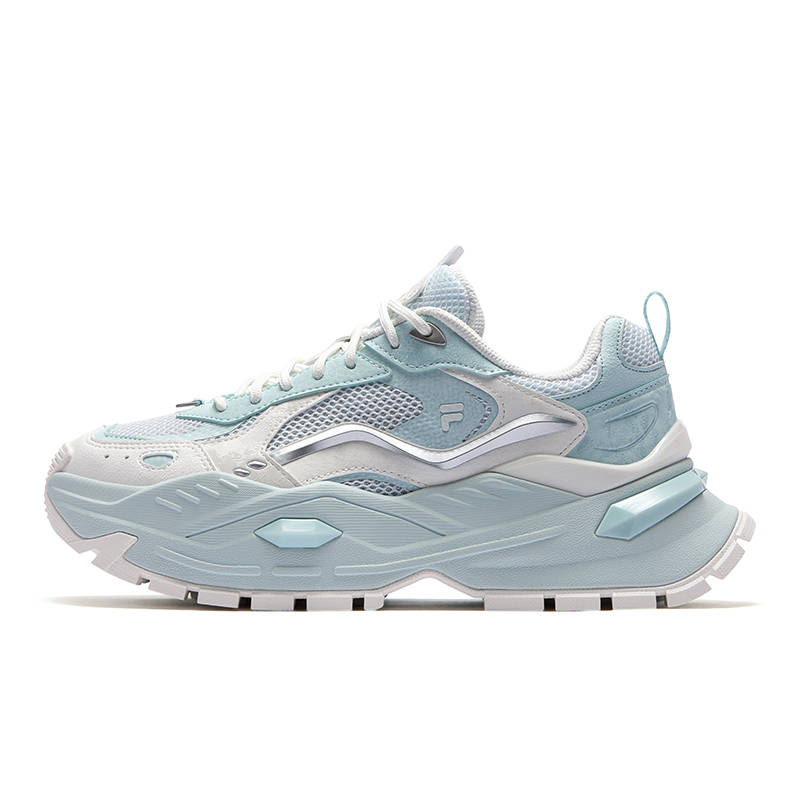 FILA FUSION BIANCO IV Candy Shoes 4 Low top Running Shoes Women's Blue White