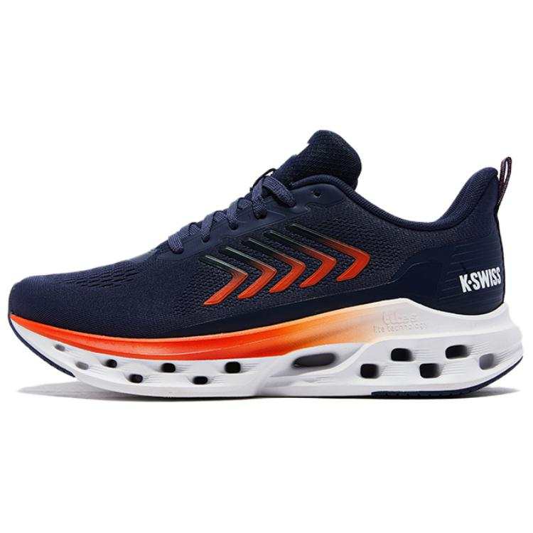 K·SWISS Textile, TPU Low top Running Shoes Men's Marine Blue