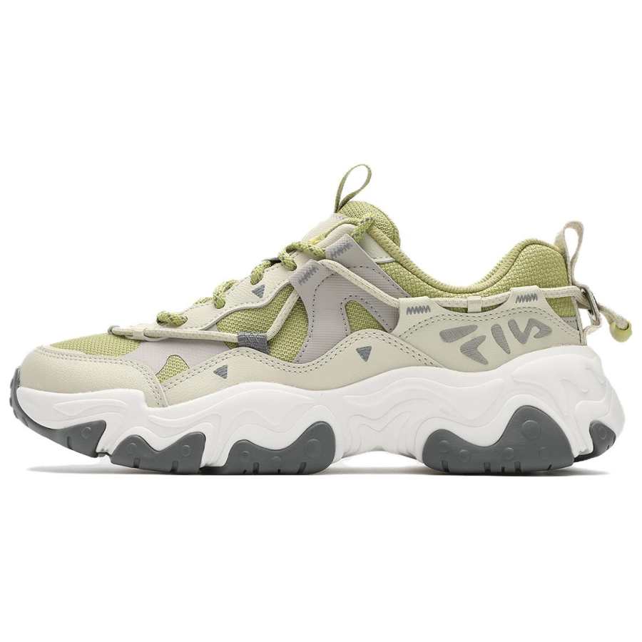FILA FLUID 5 Height Increasing Low top Chunky Sneakers Women's Green