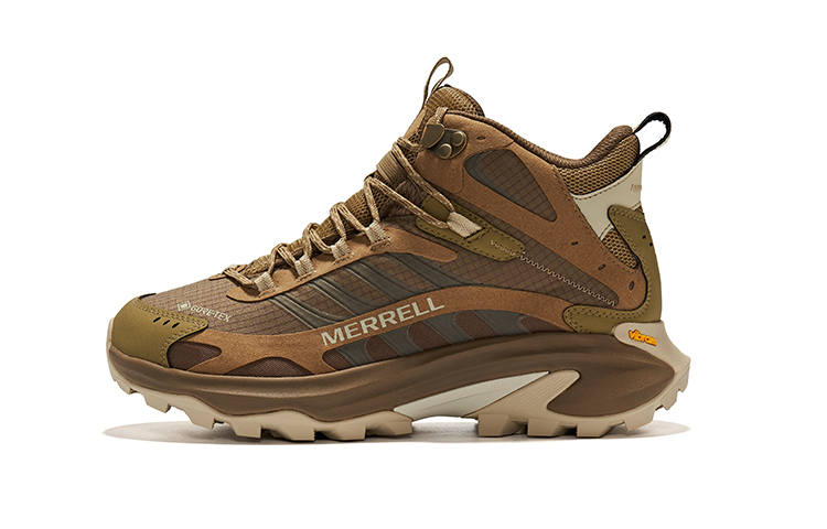 MERRELL Abrasion Resistant, Non Slip, And Waterproof, Breathable Outdoor Shoes Men's Brown