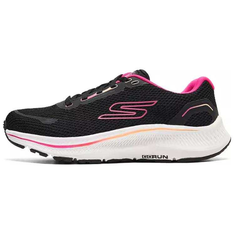 Skechers Women's GO Low top Casual Running Shoes Women's Black Pink