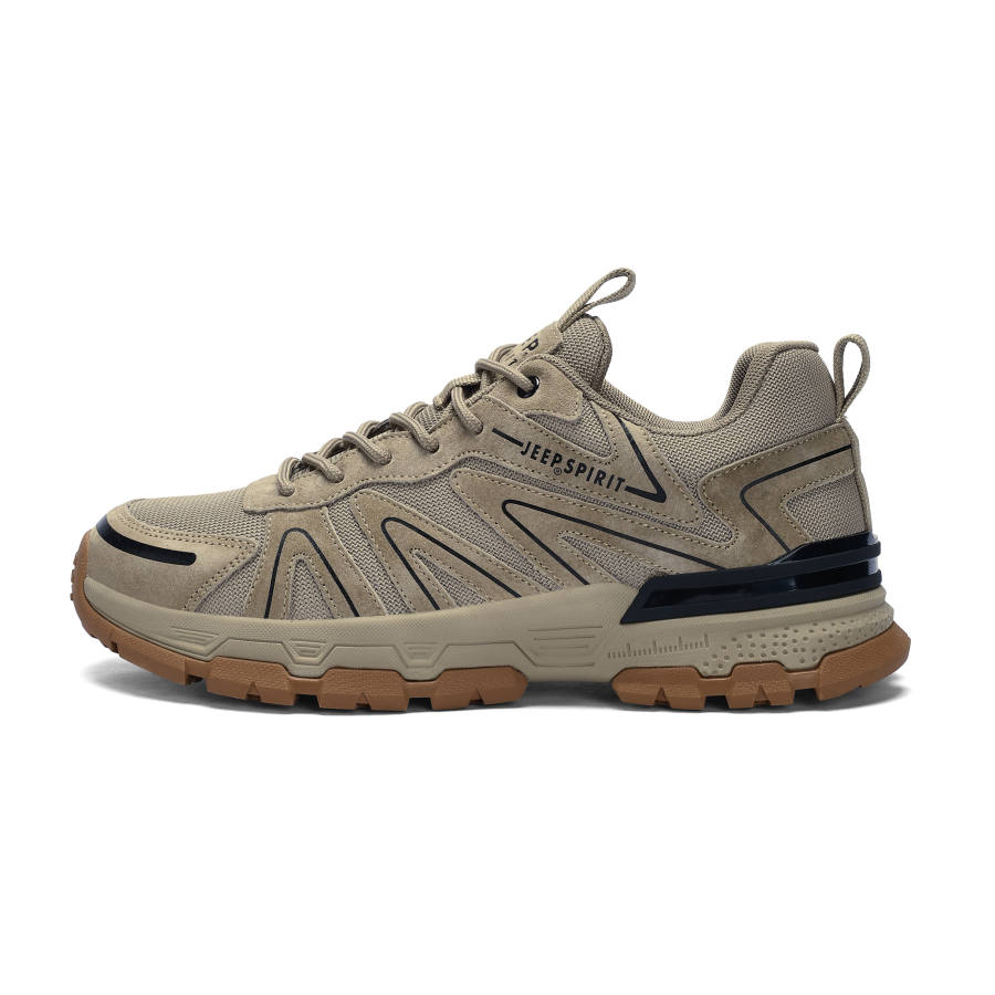 JEEP SPIRIT Low top Outdoor Shoes Men's Natural Deer