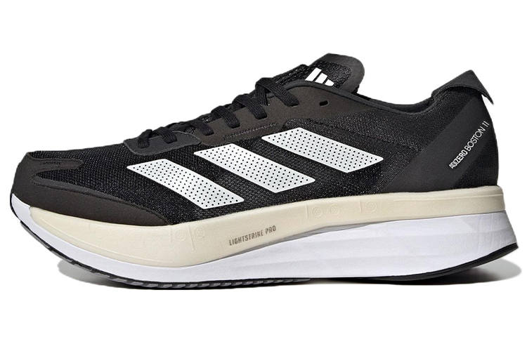 Adidas Adidas Adizero Boston 11 Wide 'Black White Carbon'