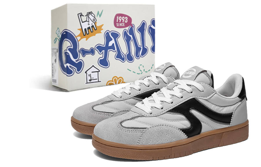Q-AND Q AND Slip Resistant Cushioning Abrasion Resistant Support Low top Skateboard Shoes Unisex