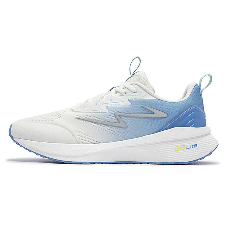 361° Popping Foam Slip Resistant Abrasion Resistant Low top Casual Running Shoes Men's White Blue