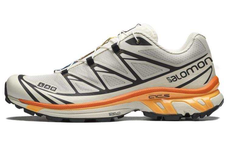 SALOMON XT 6 Synthetic Leather Comfortable Cushioning Slip Resistant Abrasion Resistant Low top Outdoor Shoes Unisex