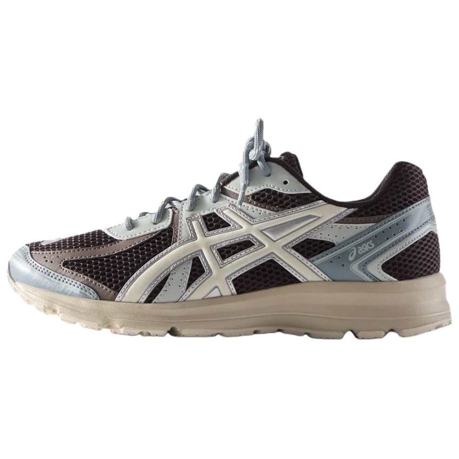 ASICS KITH x ASICS JOG 100S Abrasion Resistant Low top Running Shoes Unisex Black Silver