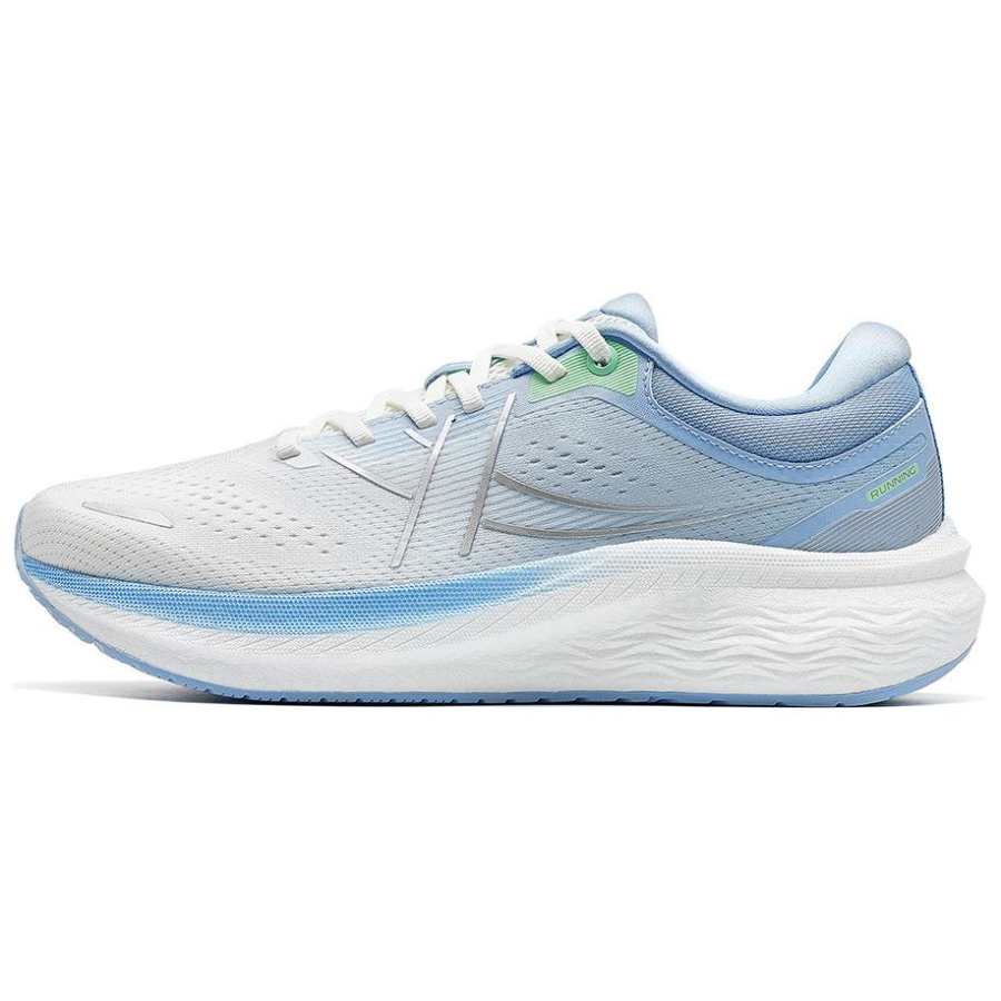 XTEP First Class Cushioning, Wear Resistant Low top Casual Running Shoes Men's White Blue