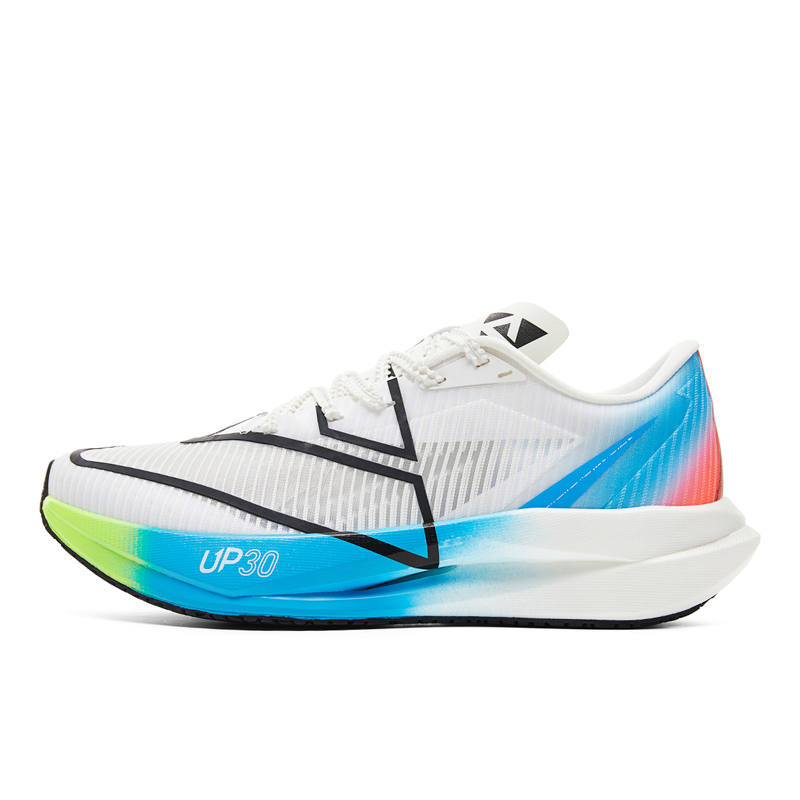 PEAK UP 30 3.0 Cushioning Slip Resistant Abrasion Resistant Low top Casual Running Shoes Men's White Blue Red