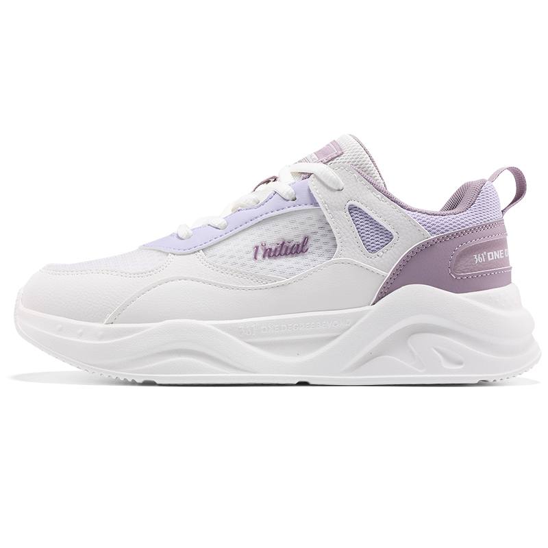 361° Low top Casual Running Shoes Women's White Purple
