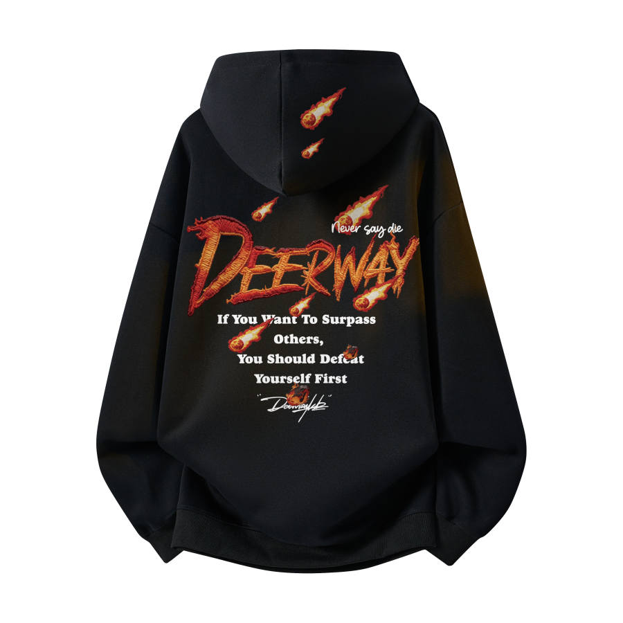 DEERWAY Sweatshirts Unisex Hooded Moderate Heavyweight
