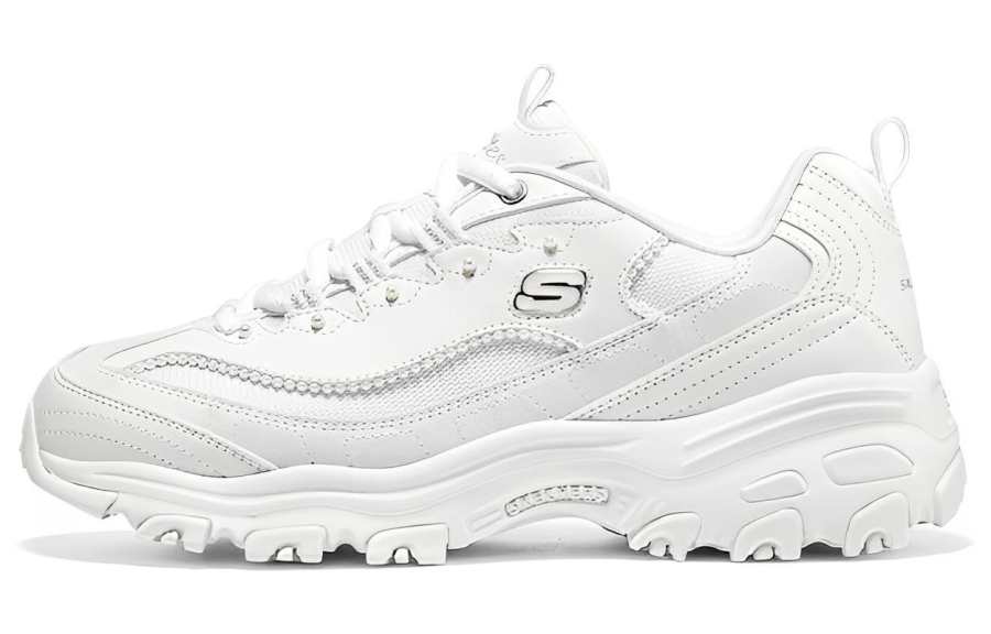 Skechers D'Lites 1.0 Zhu Bear 2.0 Mesh, Textile, Synthetic Leather Abrasion Resistant Breathable Height Increasing