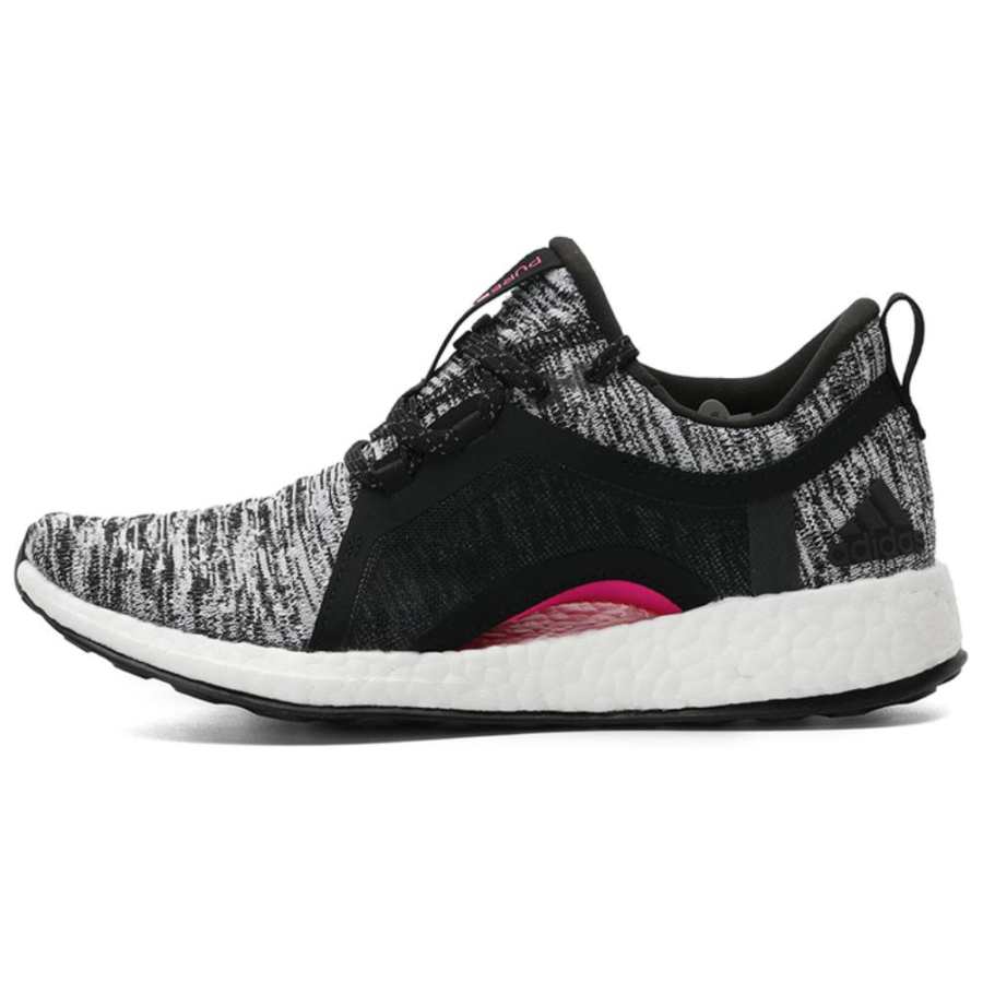 Adidas Adidas Pureboost X Slip Resistant Abrasion Resistant Low top Running Shoes Unisex Black White